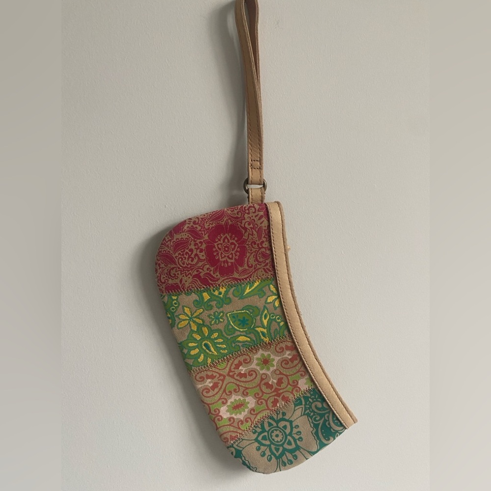 Boho Patchwork Women's Wristlet - Picture 8 of 10